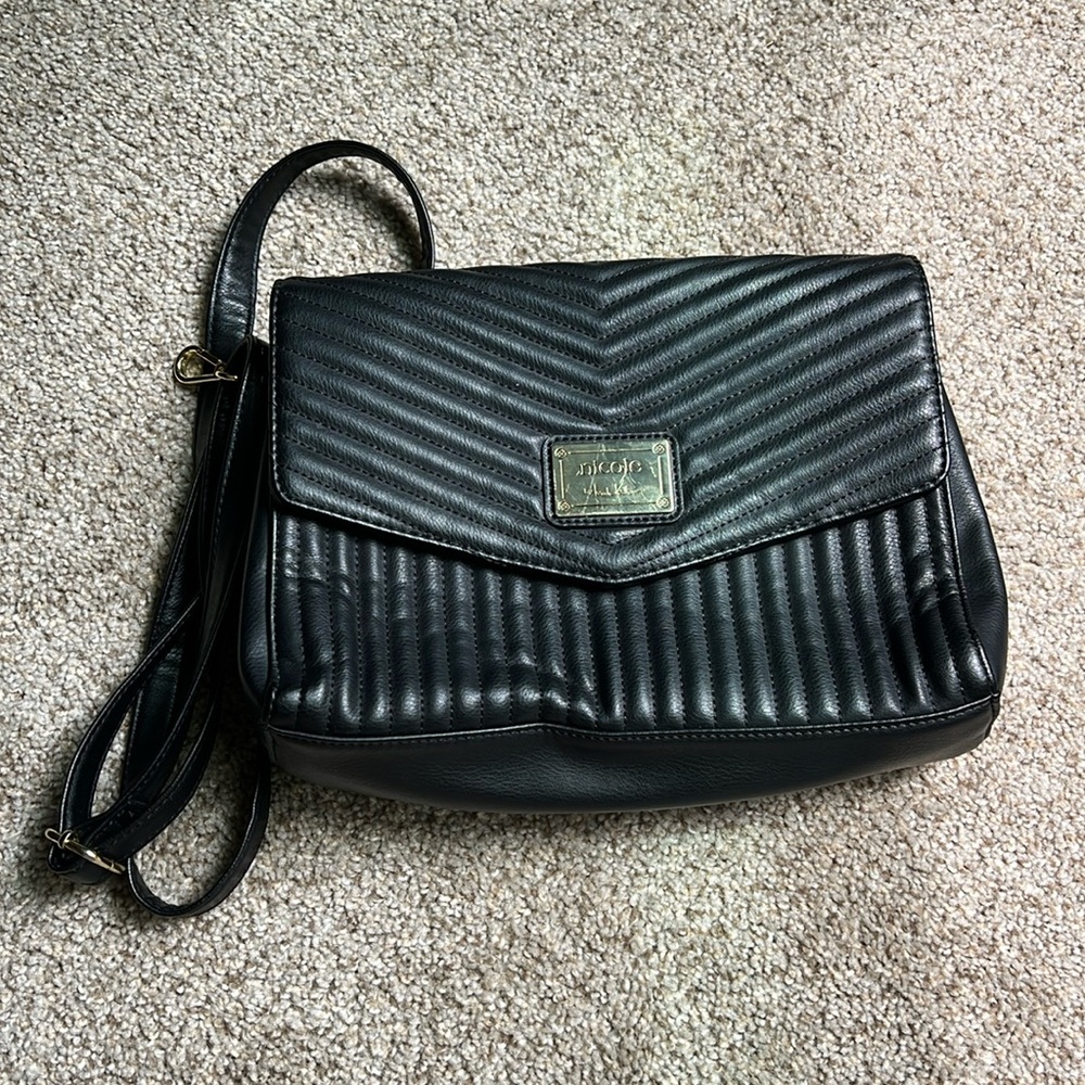 Nicole by Nicole Miller Black Crossbody